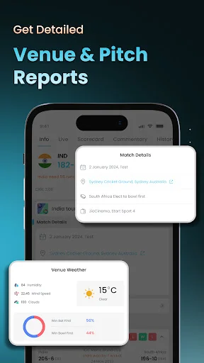 ดาวน์โหลด Cricket LineX ล่าสุด – อัปเดตผลคริกเก็ตสดฟรี - Screenshot 6