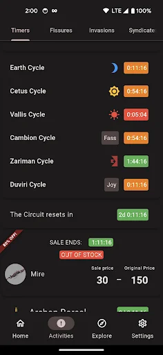 ดาวน์โหลด Cephalon Navis สำหรับ Warframe – ติดตามข้อมูลอัปเดตล่าสุดฟรี - Screenshot 3