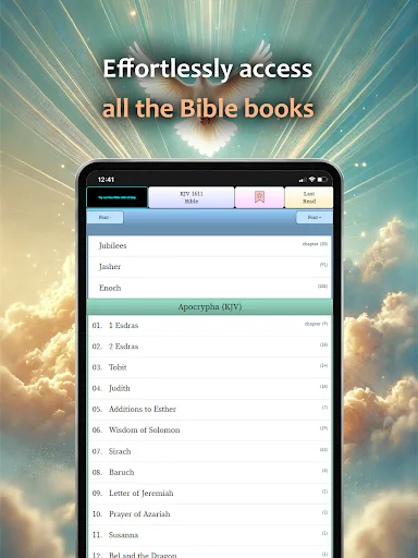 ดาวน์โหลดแอป Jubilees, Jasher, Enoch, Bible ล่าสุด – อ่านพระคัมภีร์ฉบับสมบูรณ์ฟรี - Screenshot 8
