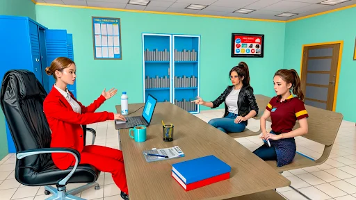 ดาวน์โหลด Teacher Simulator: School Life ล่าสุด – สวมบทบาทครูสุดป่วน ฟรี - Screenshot 1
