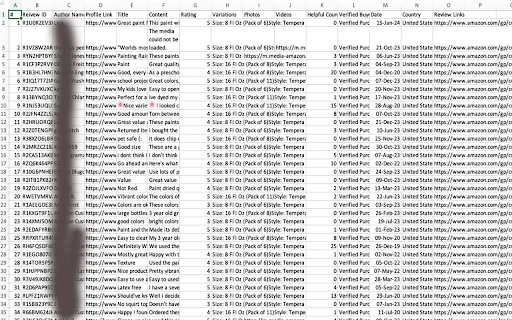 ดาวน์โหลด Amazon Reviews Extractor – เครื่องมือคัดลอกรีวิวสินค้าฟรี - Screenshot 4