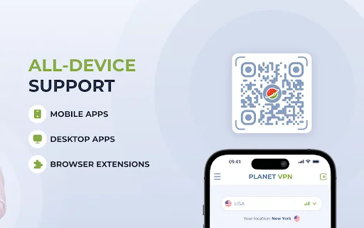 ดาวน์โหลด Planet VPN สำหรับ Chrome – VPN ฟรี เร็ว ปลอดภัย ไม่จำกัด - Screenshot 3