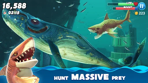 ดาวน์โหลด Hungry Shark World ล่าสุด – เกมฉลามสุดมันส์ เล่นฟรีบนมือถือ - Screenshot 5