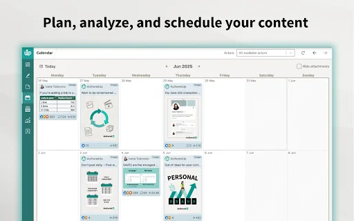 ดาวน์โหลด AuthoredUp – เครื่องมือช่วยเพิ่มยอดขายและคอนเทนต์บน LinkedIn ฟรี - Screenshot 3