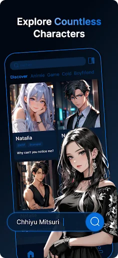ดาวน์โหลด Zintle – AI Storytelling App ล่าสุด – สร้างเรื่องราวและสวมบทบาทฟรี - Screenshot 1