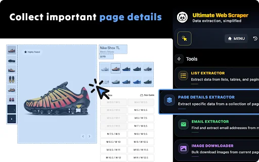 Ultimate Web Scraper: ดึงข้อมูลจากเว็บไซต์ง่ายๆ ในคลิกเดียว - Screenshot 3