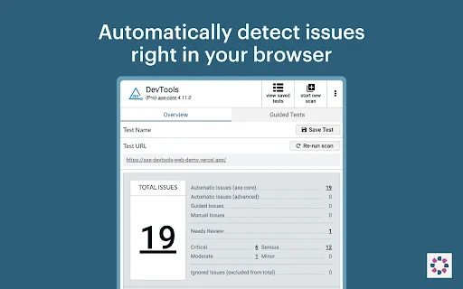 ดาวน์โหลด axe DevTools – เครื่องมือตรวจสอบการเข้าถึงเว็บไซต์ฟรี - Screenshot 2