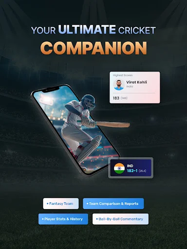 ดาวน์โหลด Cricket LineX ล่าสุด – อัปเดตผลคริกเก็ตสดฟรี - Screenshot 9
