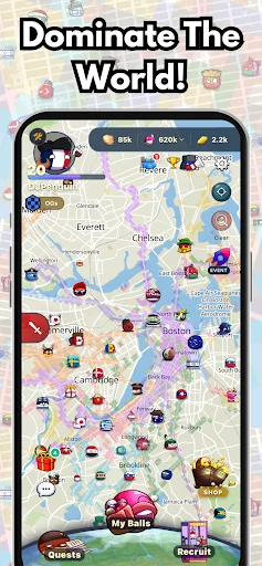 ดาวน์โหลด Polandball Go ล่าสุด – สร้างพันธมิตรและสำรวจเมืองของคุณฟรี - Screenshot 2