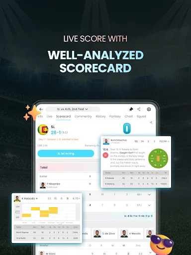 ดาวน์โหลด Cricket LineX ล่าสุด – อัปเดตผลคริกเก็ตสดฟรี - Screenshot 12