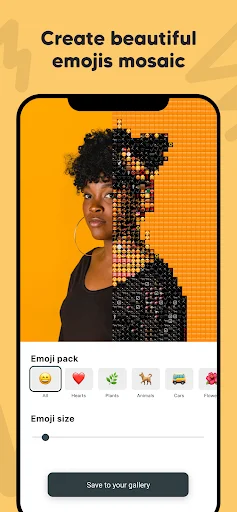 ดาวน์โหลด Emoji photo Mosaic – สร้างงานศิลปะจากอิโมจิสุดเท่ฟรี - Screenshot 1