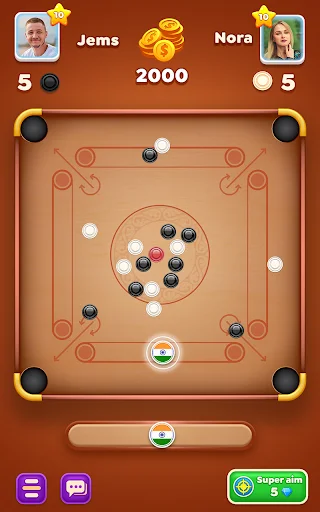 ดาวน์โหลด Carrom Cricket: Disc Pool เกมกระดานสุดมันส์ เล่นฟรีล่าสุด - Screenshot 8