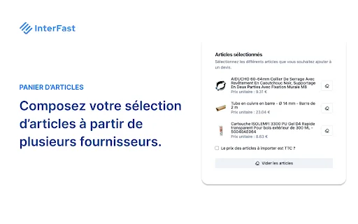 ดาวน์โหลด InterFast ส่วนขยายช่วยทำใบเสนอราคาให้รวดเร็วยิ่งขึ้น - Screenshot 2