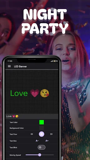 ดาวน์โหลด LED Banner – LED Scroller ล่าสุด – ป้ายไฟวิ่งสุดล้ำ ฟรี! - Screenshot 4