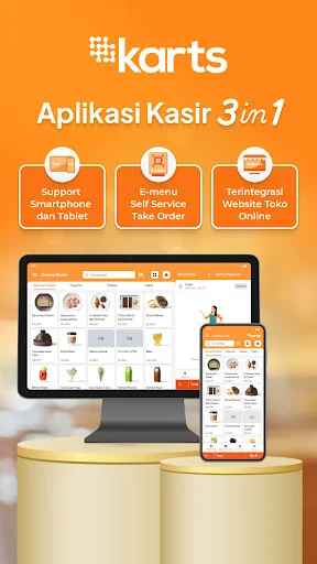 ดาวน์โหลด KartsPOS – แอปพลิเคชันระบบแคชเชียร์อเนกประสงค์ ใช้งานฟรีล่าสุด - Screenshot 1