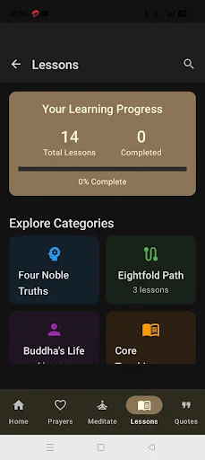 ดาวน์โหลด Buddha Vandana แอปสวดมนต์และคำสอนทางพุทธศาสนาฟรี - Screenshot 6