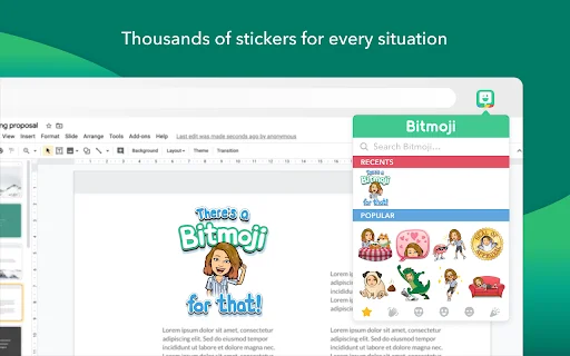 ดาวน์โหลด Bitmoji ล่าสุด – สร้างอวตารส่วนตัวและสติกเกอร์ฟรี - Screenshot 2