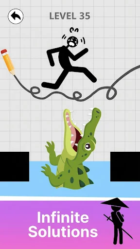 ดาวน์โหลด Save Stickman: Brain Draw Line ล่าสุด – เกมวาดเส้นฝึกสมองฟรี - Screenshot 4