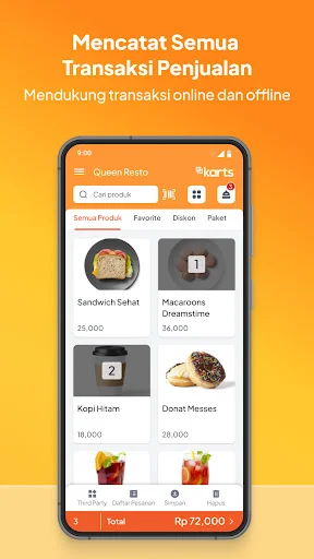 ดาวน์โหลด KartsPOS – แอปพลิเคชันระบบแคชเชียร์อเนกประสงค์ ใช้งานฟรีล่าสุด - Screenshot 2