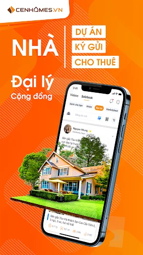 ดาวน์โหลด Cenhomes.vn ล่าสุด – แพลตฟอร์มซื้อขายอสังหาฯ 4.0 ฟรี - Screenshot 1