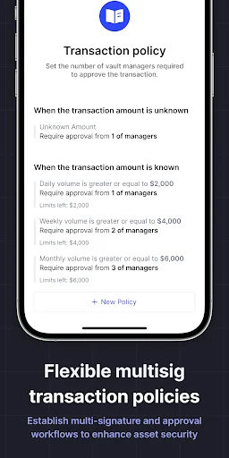 ดาวน์โหลด MPCVault – Multisig Wallet ล่าสุด – จัดการสินทรัพย์คริปโตสำหรับทีมอย่างปลอดภัย - Screenshot 3
