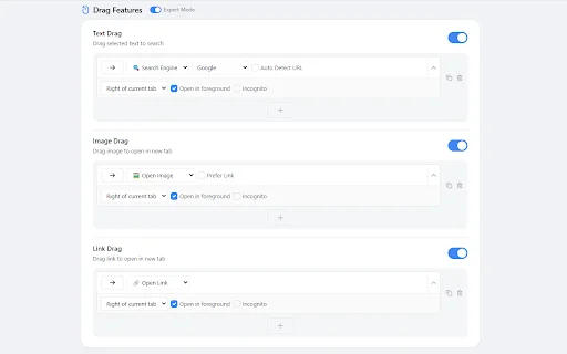 FlowMouse: ส่วนขยาย Mouse Gestures ที่ลื่นไหลและปลอดภัยที่สุดสำหรับ Chrome - Screenshot 2