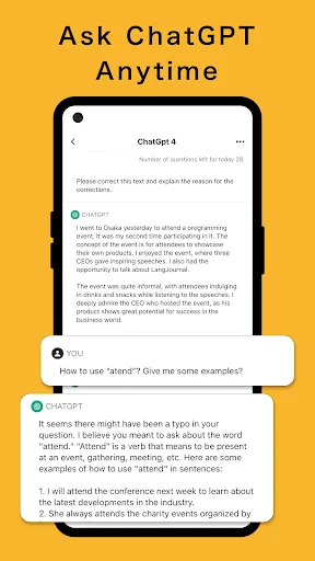 ดาวน์โหลด LangJournal: Language Diary ล่าสุด – ฝึกเขียนภาษาด้วย AI ฟรี - Screenshot 4