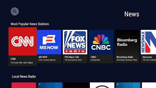 ดาวน์โหลด TuneIn Radio ล่าสุด – ฟังวิทยุสด กีฬา และข่าวสารฟรี - Screenshot 10