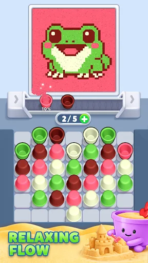 ดาวน์โหลด Sand Out: Color Sorting ล่าสุด – เกมเรียงทรายผ่อนคลายฟรี - Screenshot 1
