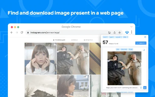 ดาวน์โหลด Image Downloader – ส่วนขยาย Chrome บันทึกรูปภาพฟรีและรวดเร็ว - Screenshot 1