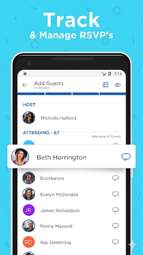 ดาวน์โหลด ZEvents Invite Maker Hobnob ล่าสุด – สร้างการ์ดเชิญออนไลน์ฟรี - Screenshot 5