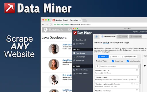 Data Scraper – Easy Web Scraping ดาวน์โหลดฟรี – เครื่องมือดึงข้อมูลเว็บ - Screenshot 1