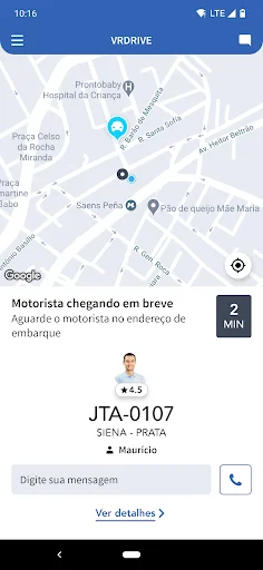 ดาวน์โหลด VRDrive – Passageiro ล่าสุด – บริการเรียกรถที่ปลอดภัยและรวดเร็ว - Screenshot 6