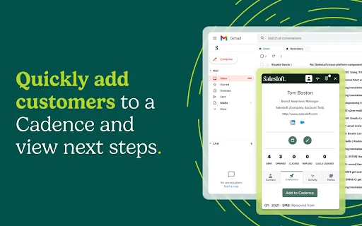 ดาวน์โหลด Salesloft Connect ล่าสุด – เพิ่มประสิทธิภาพการขายและจัดการ CRM ฟรี - Screenshot 5
