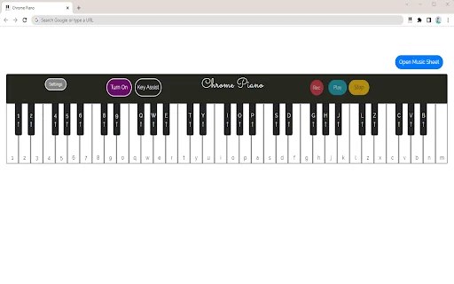 ดาวน์โหลด Chrome Piano ล่าสุด – เล่นเปียโนบนเบราว์เซอร์ฟรี - Screenshot 2