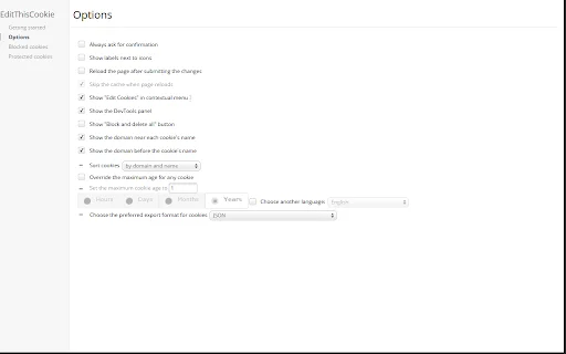 ดาวน์โหลด EditThisCookie (V3) ล่าสุด – จัดการคุกกี้เบราว์เซอร์ฟรี - Screenshot 4