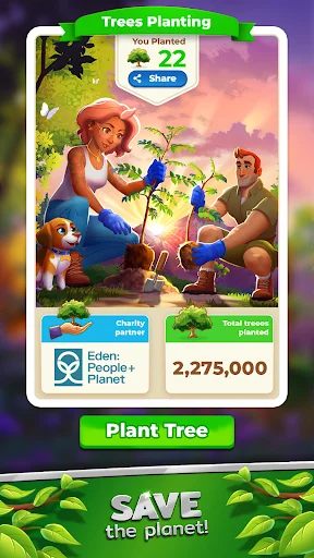 ดาวน์โหลด Longleaf Valley: Merge Game ล่าสุด – เกมผสานไอเทมรักษ์โลกฟรี - Screenshot 4
