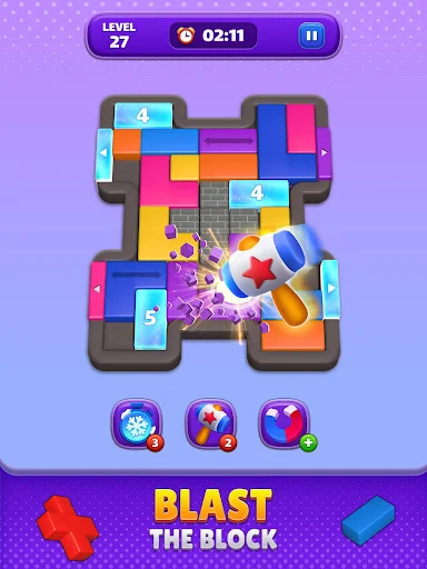 ดาวน์โหลด Block Slider: Color Jam ล่าสุด – เกมปริศนาบล็อกสุดท้าทายฟรี - Screenshot 10