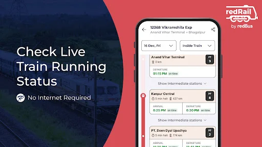 จองตั๋วรถไฟ IRCTC กับ Train Ticket Booking – เช็คสถานะตั๋วและ PNR ง่ายๆ - Screenshot 4