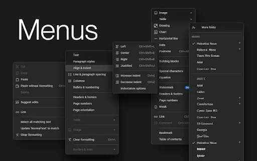 ดาวน์โหลด DocsAfterDark ล่าสุด – โหมดมืดสำหรับ Google Docs ฟรี - Screenshot 4