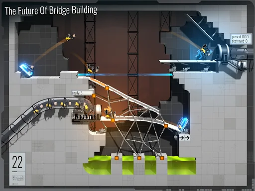 ดาวน์โหลด Bridge Constructor Portal ล่าสุด – เกมไขปริศนาสุดท้าทายจาก Portal - Screenshot 14
