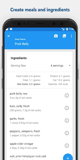 ดาวน์โหลด Keto Diet Tracker & Fasting – สูตรคีโตและนับแคลฟรี - Screenshot 5