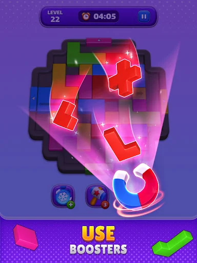 ดาวน์โหลด Block Slider: Color Jam ล่าสุด – เกมปริศนาบล็อกสุดท้าทายฟรี - Screenshot 11