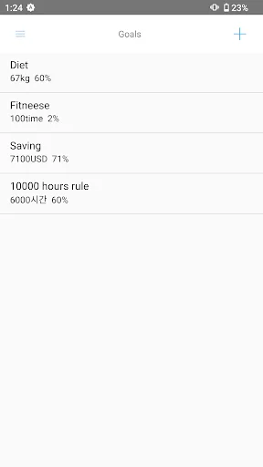 ดาวน์โหลด Goals Gauge – Target Challenge ล่าสุด – ตัวช่วยพิชิตเป้าหมายฟรี - Screenshot 1