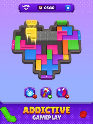 ดาวน์โหลด Block Slider: Color Jam ล่าสุด – เกมปริศนาบล็อกสุดท้าทายฟรี - Screenshot 9