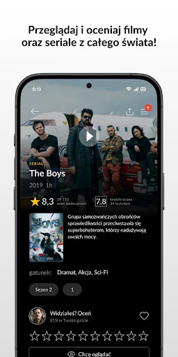 ดาวน์โหลด Filmweb ล่าสุด – คลังภาพยนตร์และซีรีส์ครบวงจรบนมือถือ - Screenshot 5