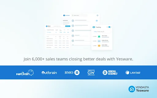 ดาวน์โหลด Vendasta Yesware สำหรับ Gmail – เครื่องมือช่วยปิดการขายที่ดีที่สุด - Screenshot 2