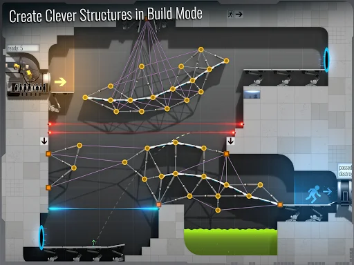 ดาวน์โหลด Bridge Constructor Portal ล่าสุด – เกมไขปริศนาสุดท้าทายจาก Portal - Screenshot 10