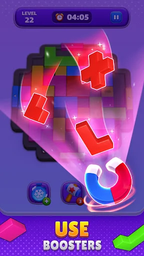 ดาวน์โหลด Block Slider: Color Jam ล่าสุด – เกมปริศนาบล็อกสุดท้าทายฟรี - Screenshot 5