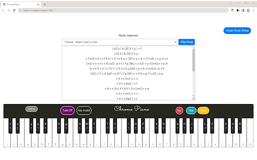 ดาวน์โหลด Chrome Piano ล่าสุด – เล่นเปียโนบนเบราว์เซอร์ฟรี - Screenshot 3